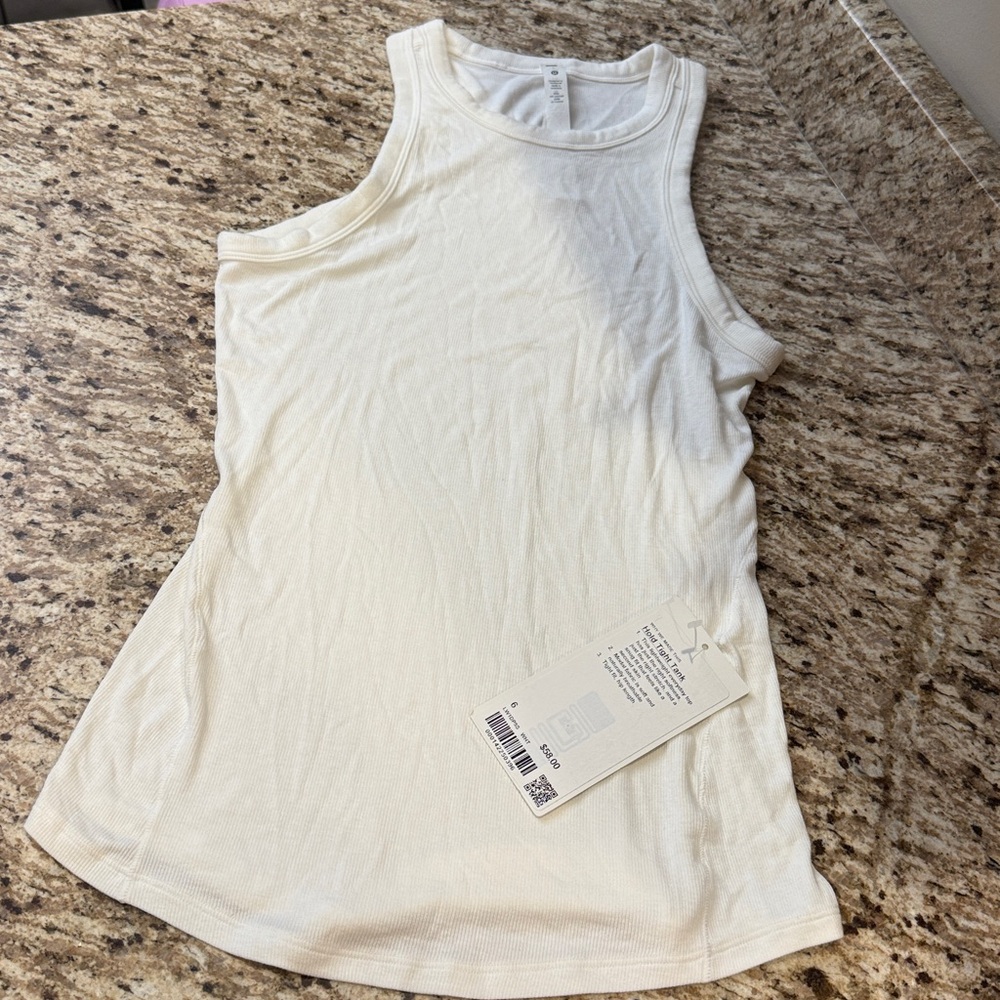 lululemon athletica White Tank Top
